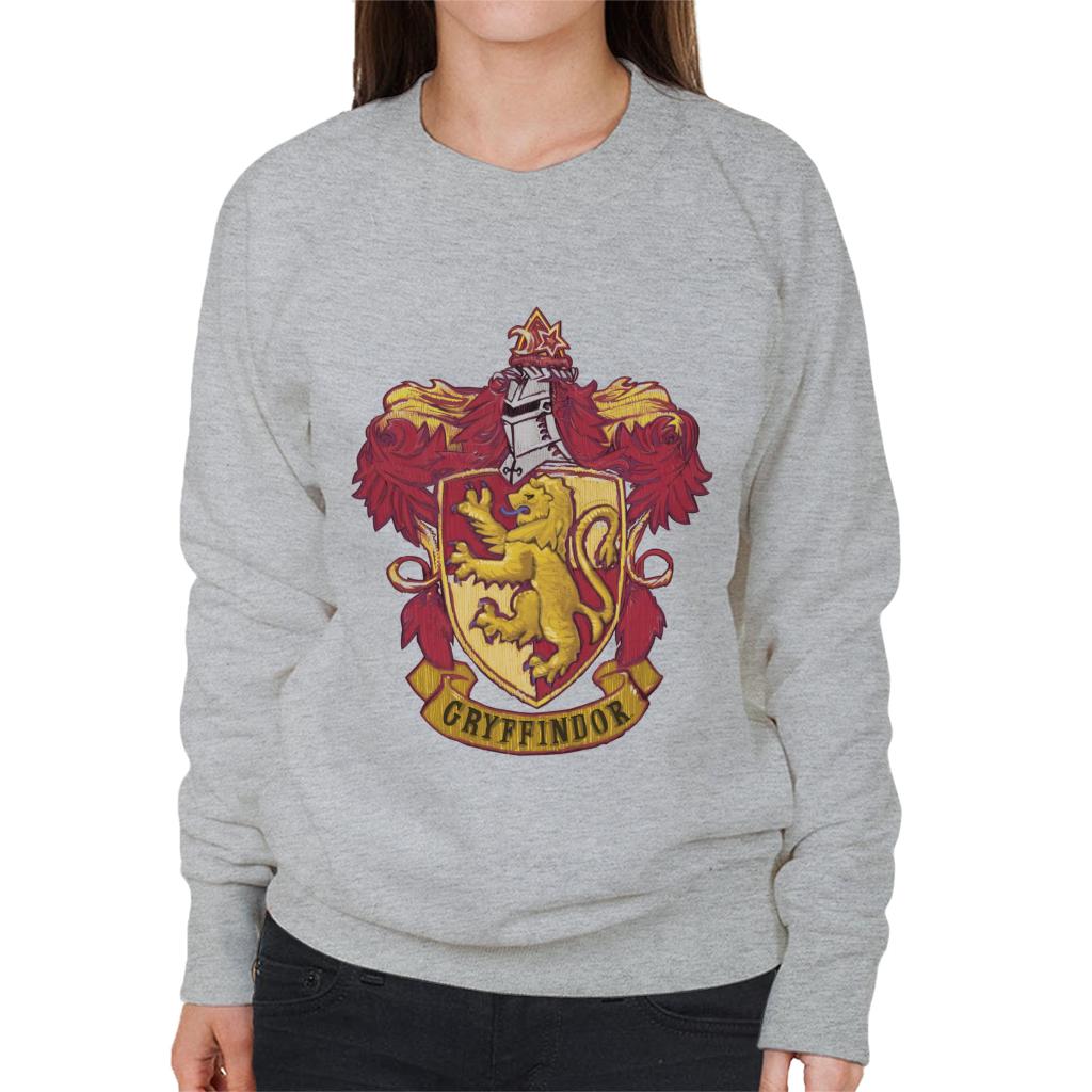 Harry Potter Gryffindor House Crest Women's Sweatshirt-ALL + EVERY