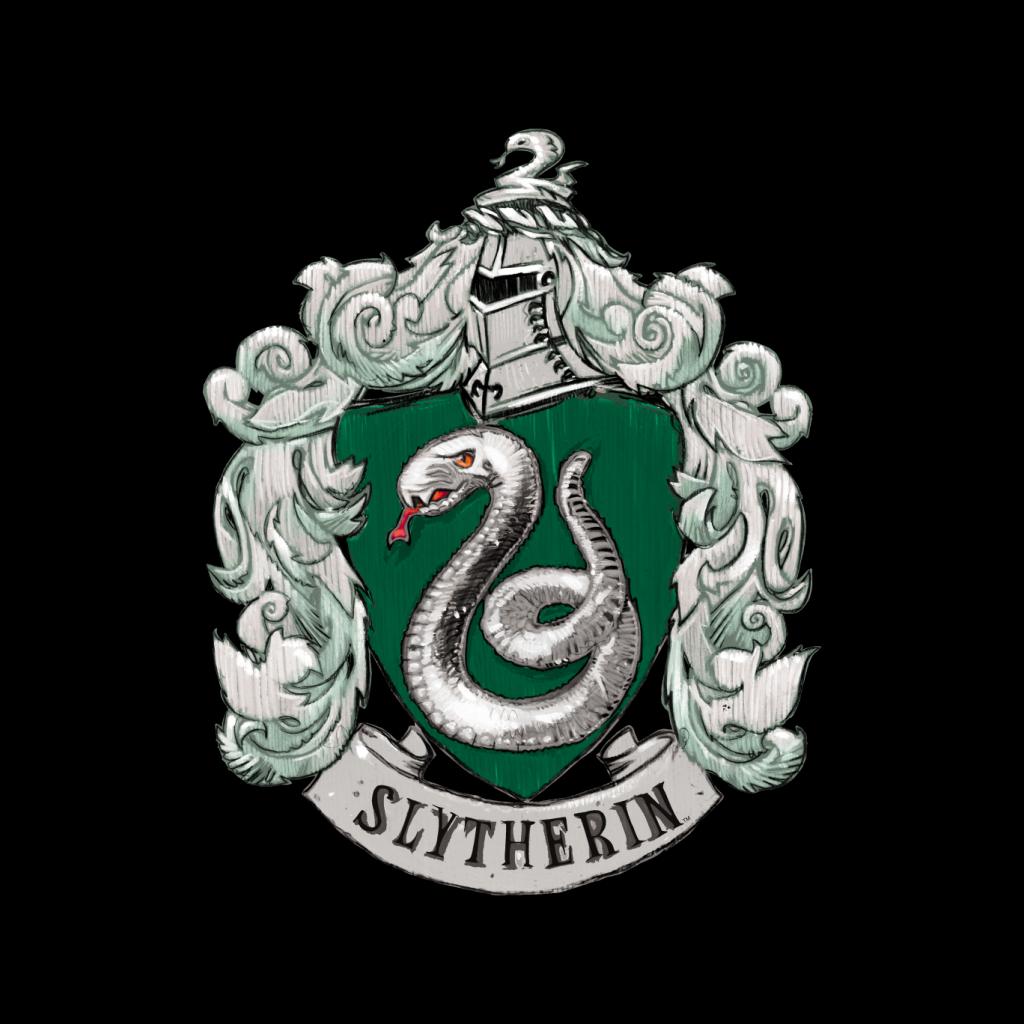 Harry Potter Slytherin House Crest Men's T-Shirt-ALL + EVERY