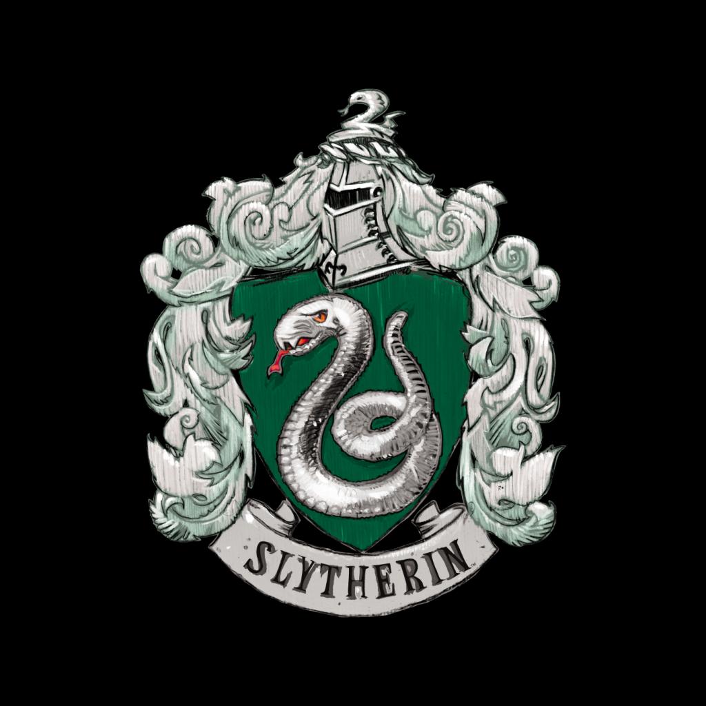 Harry Potter Slytherin House Crest Men's Sweatshirt-ALL + EVERY