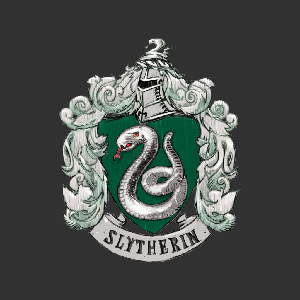 Harry Potter Slytherin House Crest Men's T-Shirt-ALL + EVERY