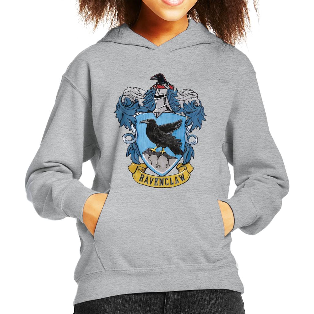 Harry Potter Ravenclaw House Crest Kid's Hooded Sweatshirt-ALL + EVERY