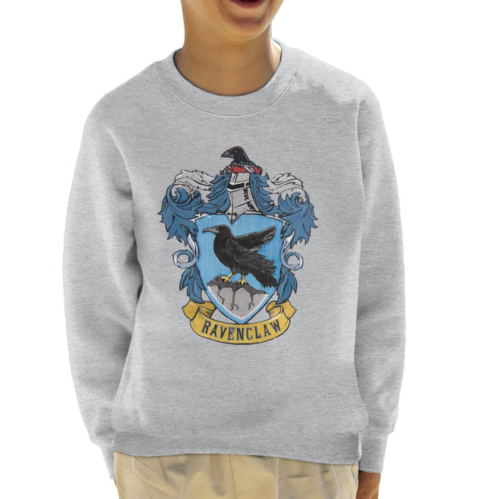 Harry Potter Ravenclaw House Crest Kid's Sweatshirt-ALL + EVERY