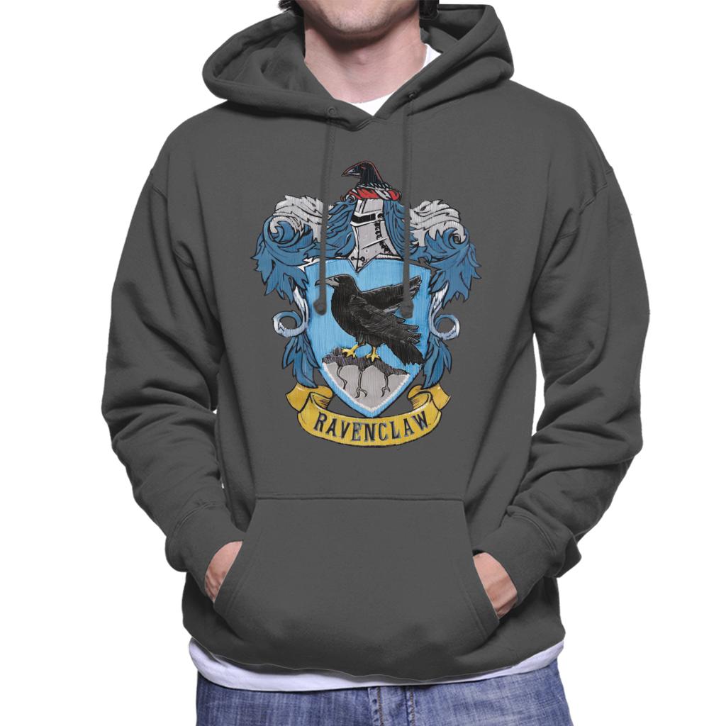 Harry Potter Ravenclaw House Crest Men's Hooded Sweatshirt-ALL + EVERY