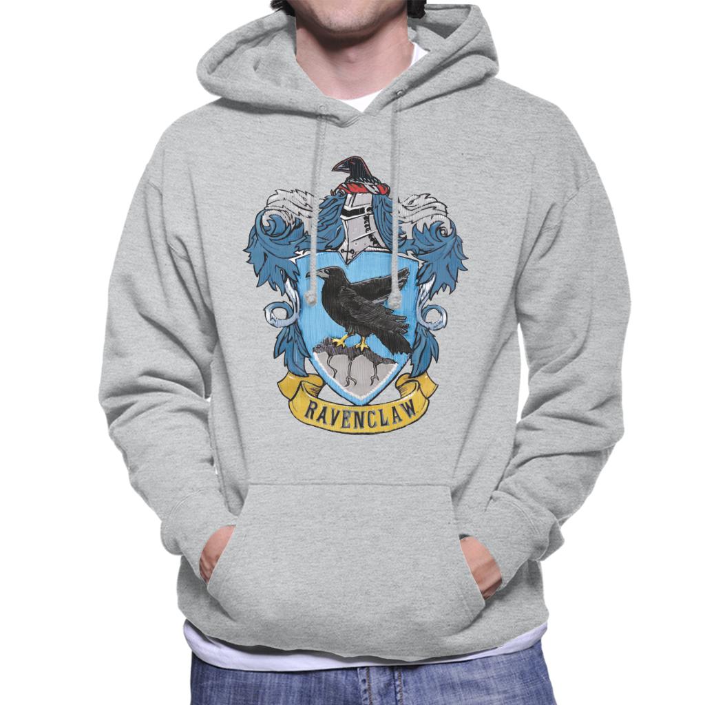 Harry Potter Ravenclaw House Crest Men's Hooded Sweatshirt-ALL + EVERY