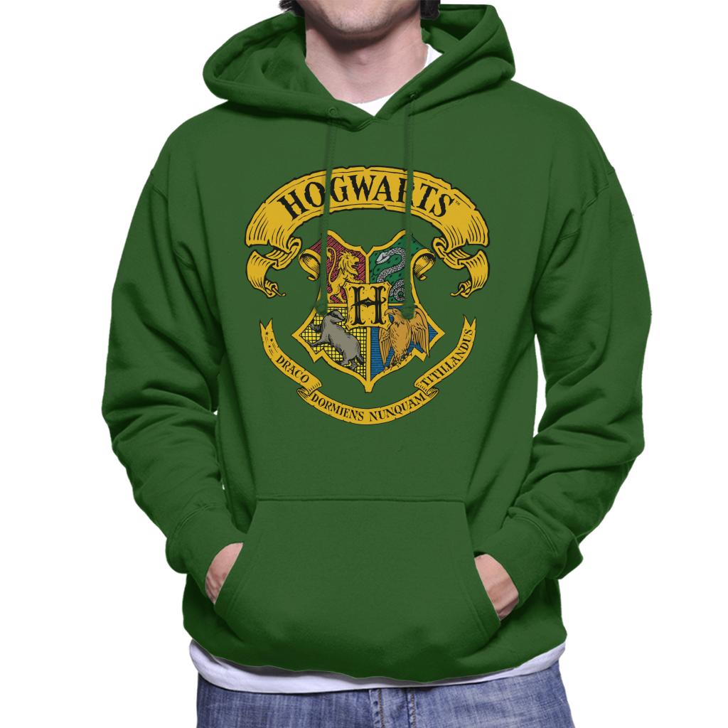 Harry Potter All Hogwarts Crest Men's Hooded Sweatshirt-ALL + EVERY