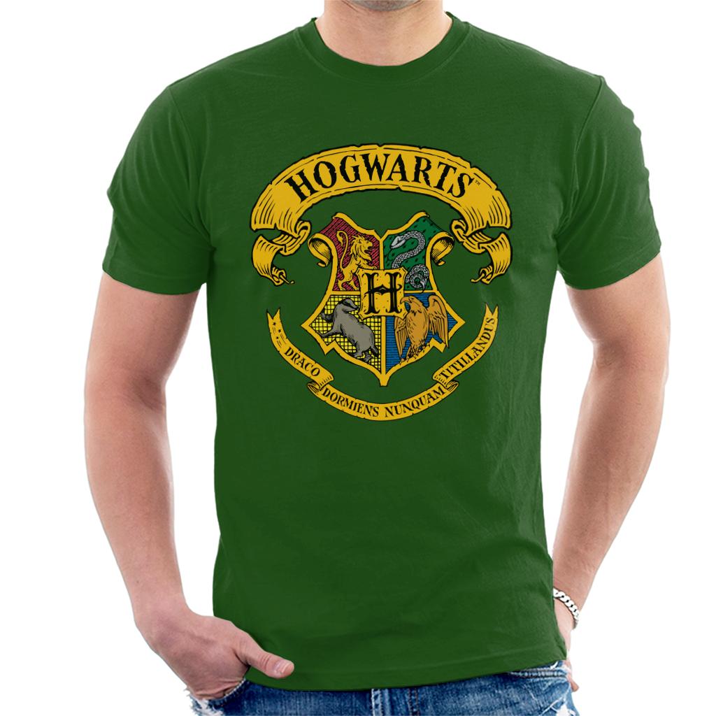 Harry Potter All Hogwarts Crest Men's T-Shirt-ALL + EVERY