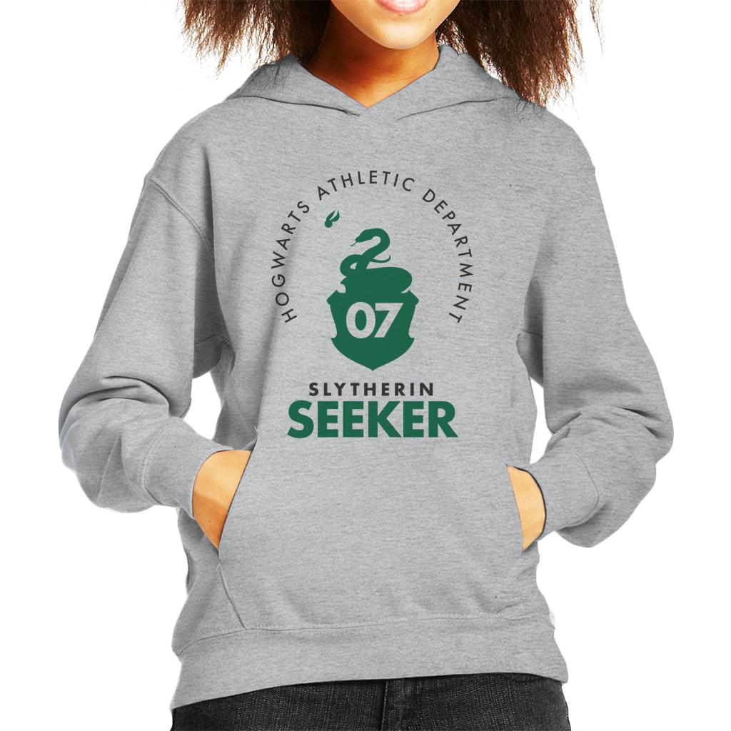 Harry Potter Slytherin Quidditch Seeker Kid's Hooded Sweatshirt-ALL + EVERY