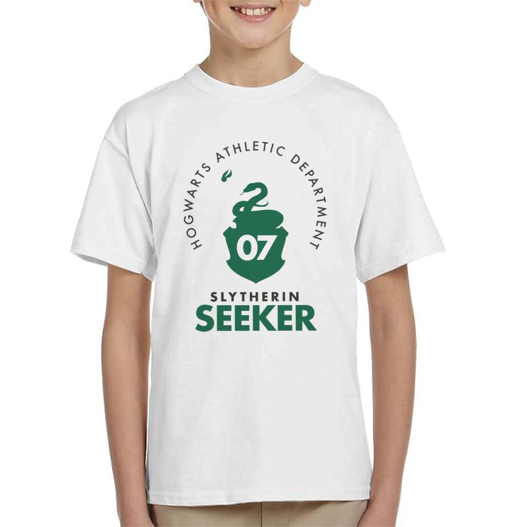 Harry Potter Slytherin Quidditch Seeker Kid's T-Shirt-ALL + EVERY