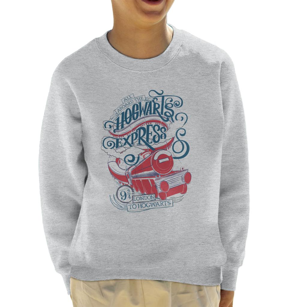 Harry Potter All Aboard The Hogwarts Express Kid's Sweatshirt-ALL + EVERY