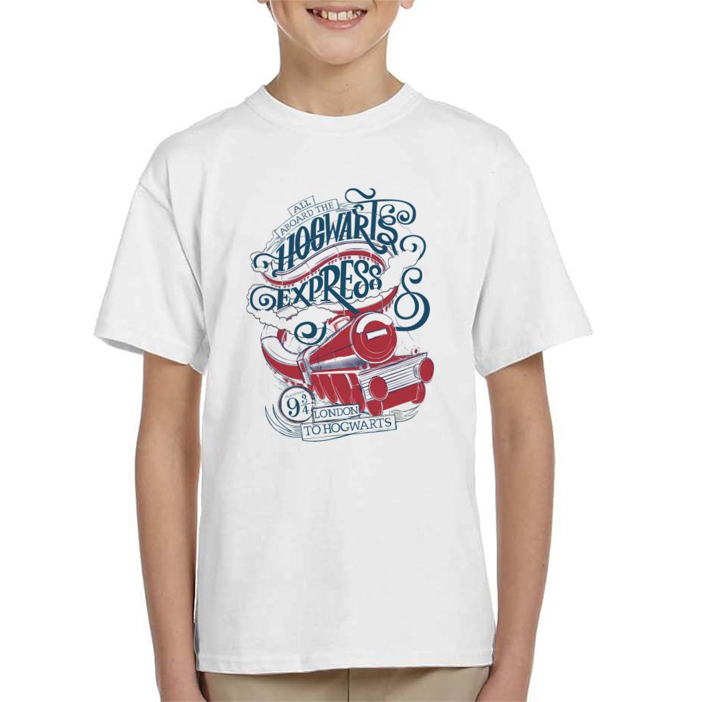 Harry Potter All Aboard The Hogwarts Express Kid's T-Shirt-ALL + EVERY