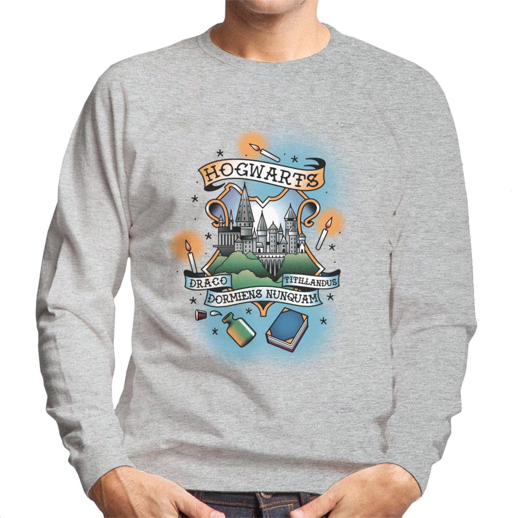 Harry Potter Hogwarts Draco Dormiens Nunquam Titillandus Men's Sweatshirt-ALL + EVERY