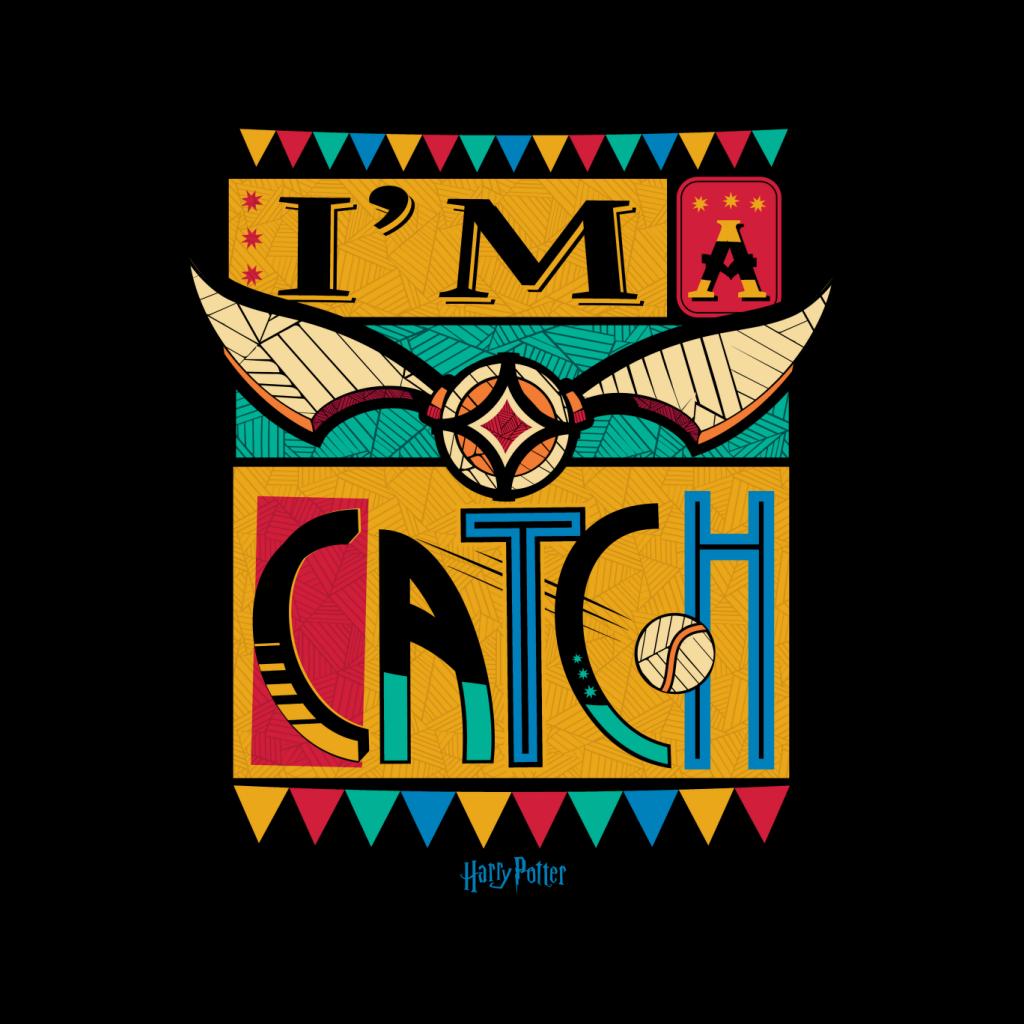 Harry Potter Quidditch Im A Catch Men's Sweatshirt-ALL + EVERY