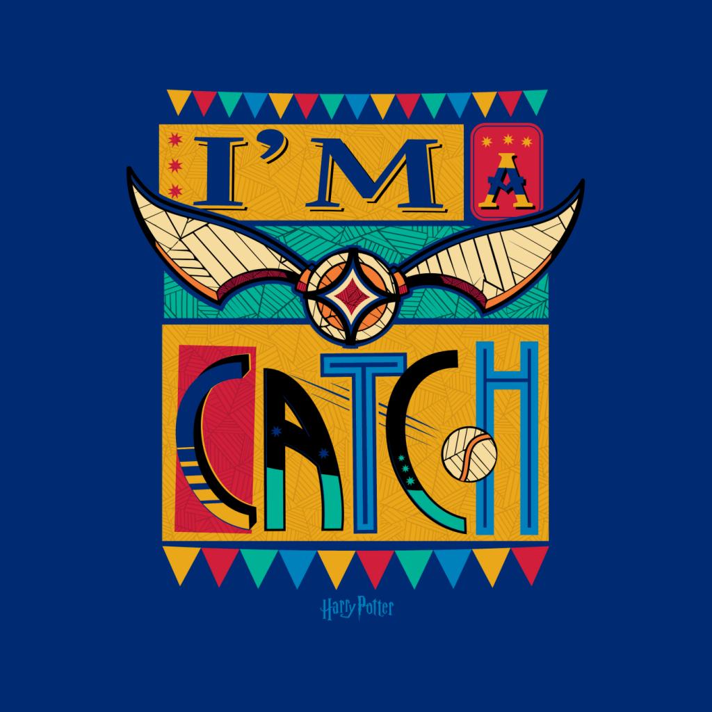 Harry Potter Quidditch Im A Catch Men's Sweatshirt-ALL + EVERY