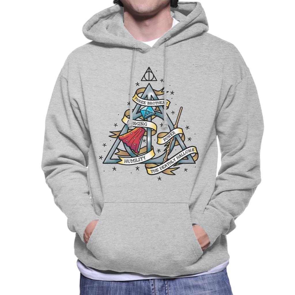 Harry Potter The Deathly Hallows Men's Hooded Sweatshirt-ALL + EVERY