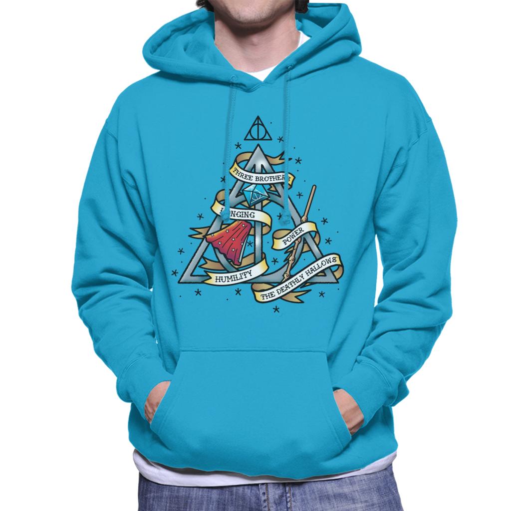 Harry Potter The Deathly Hallows Men's Hooded Sweatshirt-ALL + EVERY