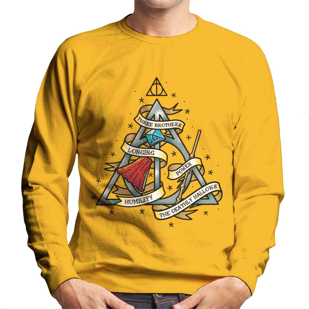 Harry Potter The Deathly Hallows Men's Sweatshirt-ALL + EVERY