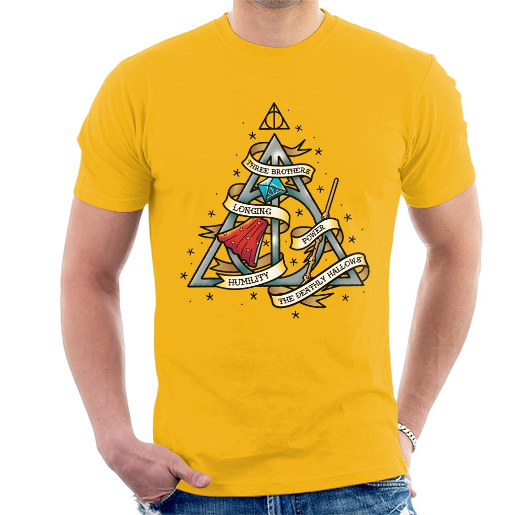 Harry Potter The Deathly Hallows Men's T-Shirt-ALL + EVERY