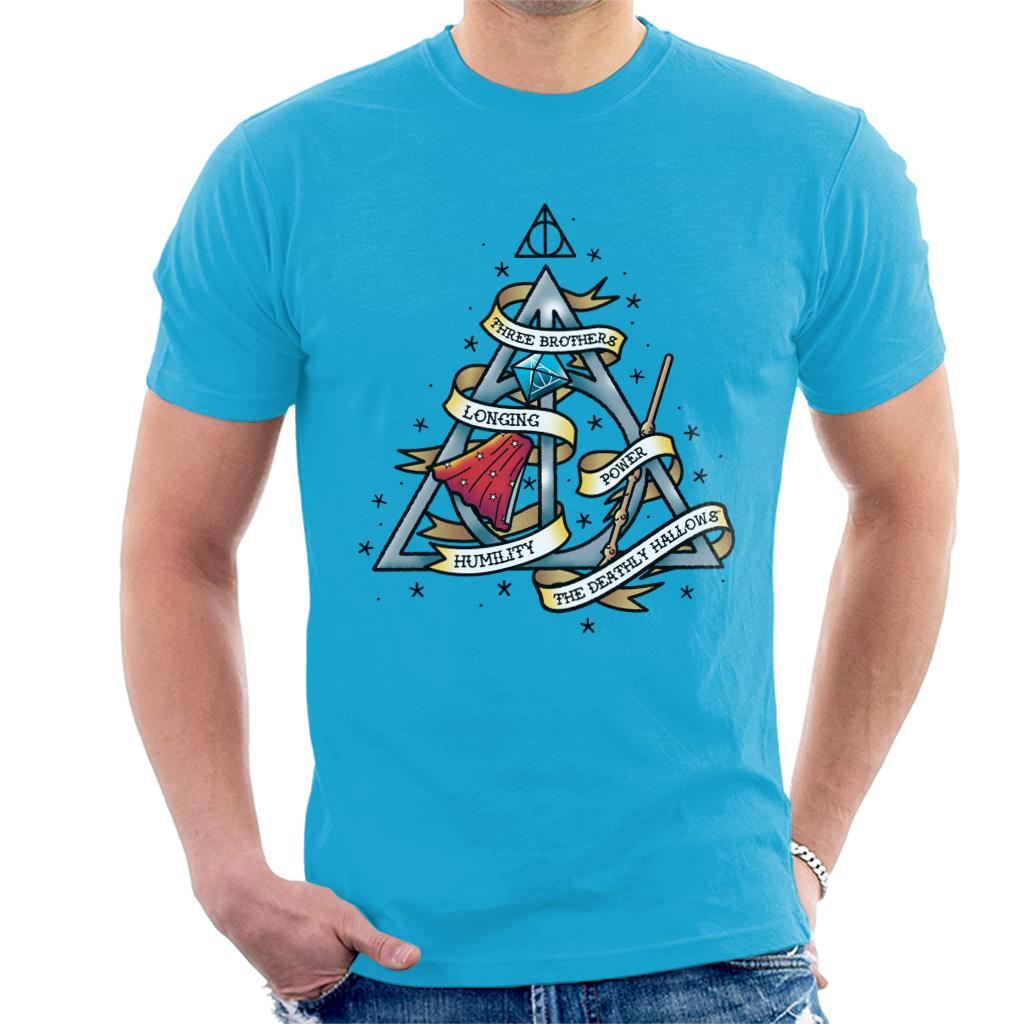 Harry Potter The Deathly Hallows Men's T-Shirt-ALL + EVERY