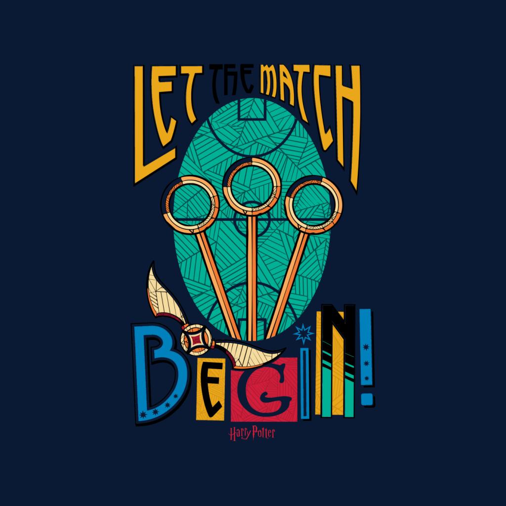 Harry Potter Quidditch Let The Match Begin Kid's T-Shirt-ALL + EVERY