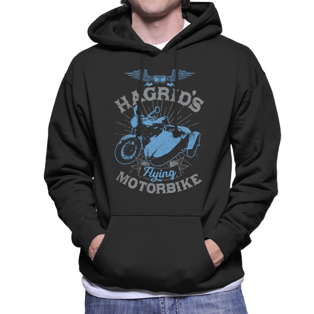 Harry Potter Hagrids Flying Motorbike Men's Hooded Sweatshirt-ALL + EVERY