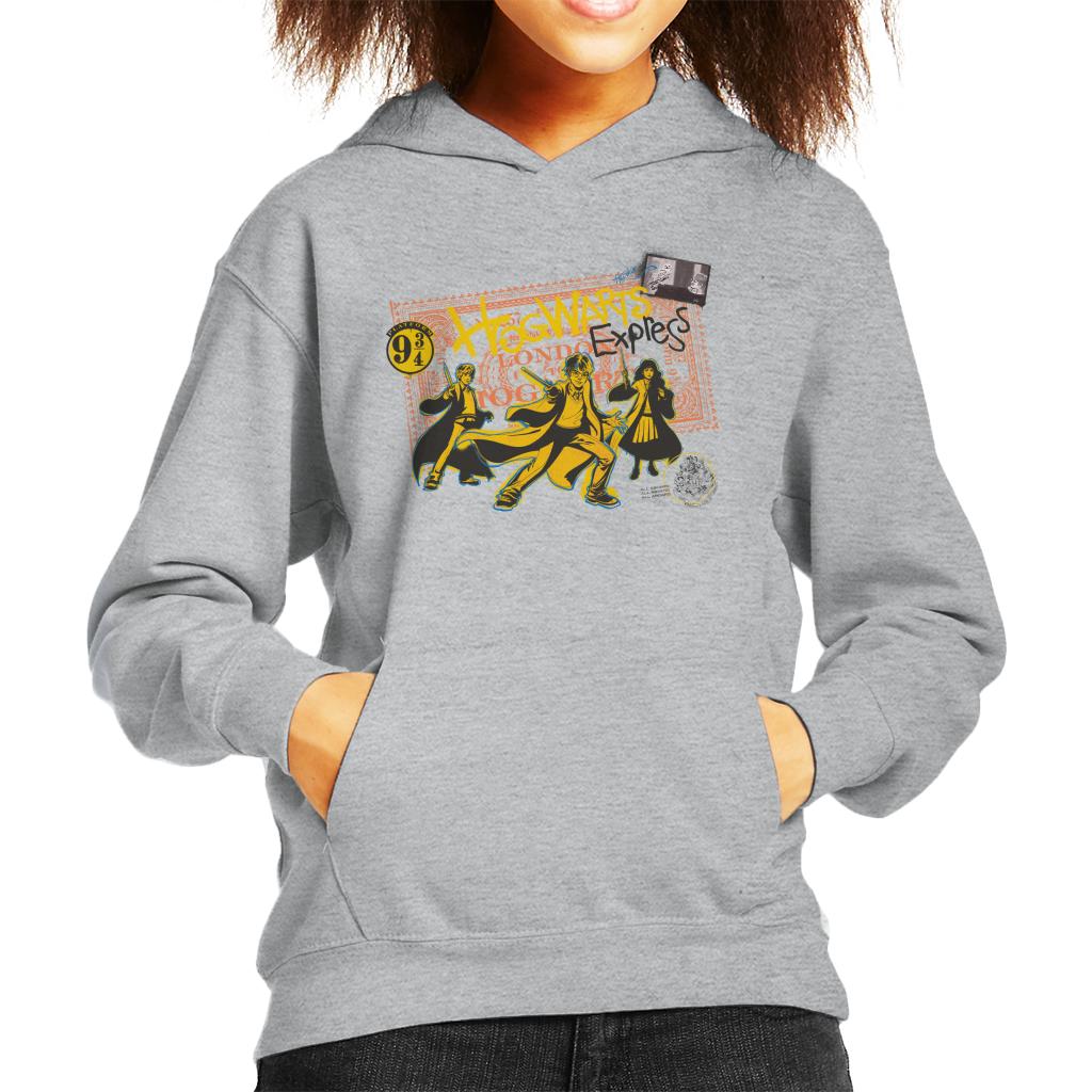 Harry Potter London To Hogwarts Kid's Hooded Sweatshirt-ALL + EVERY