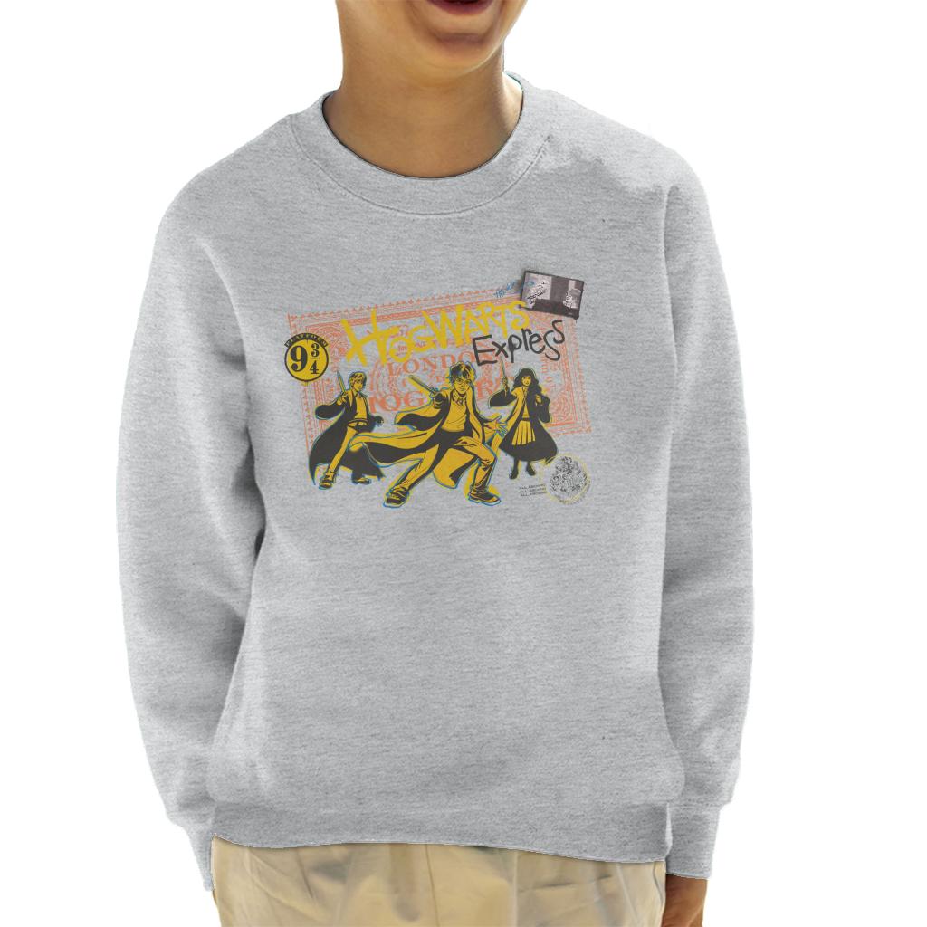 Harry Potter London To Hogwarts Kid's Sweatshirt-ALL + EVERY