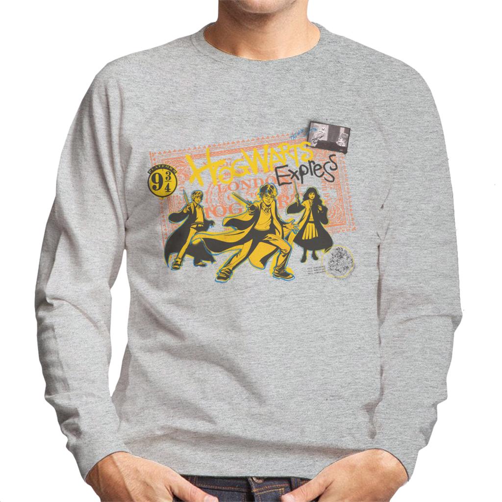 Harry Potter London To Hogwarts Men's Sweatshirt-ALL + EVERY