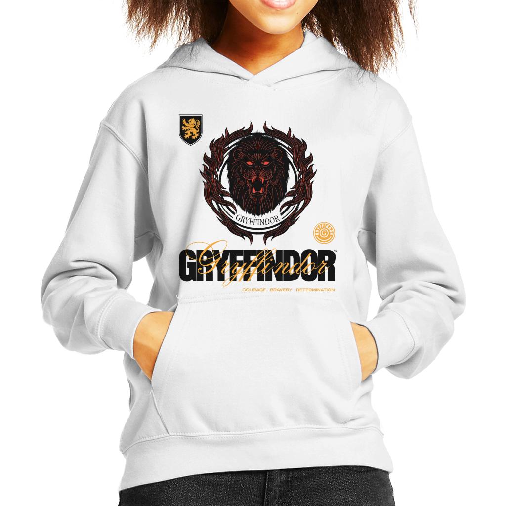 Harry Potter Gryffindor Lion Kid's Hooded Sweatshirt-ALL + EVERY