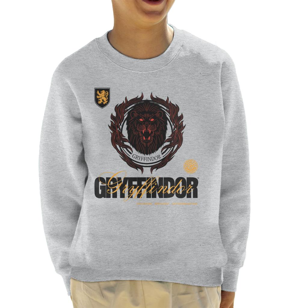 Harry Potter Gryffindor Lion Kid's Sweatshirt-ALL + EVERY