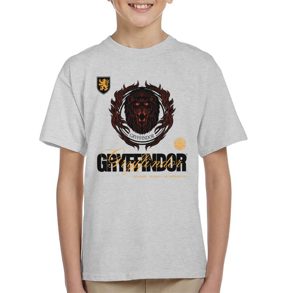 Harry Potter Gryffindor Lion Kid's T-Shirt-ALL + EVERY