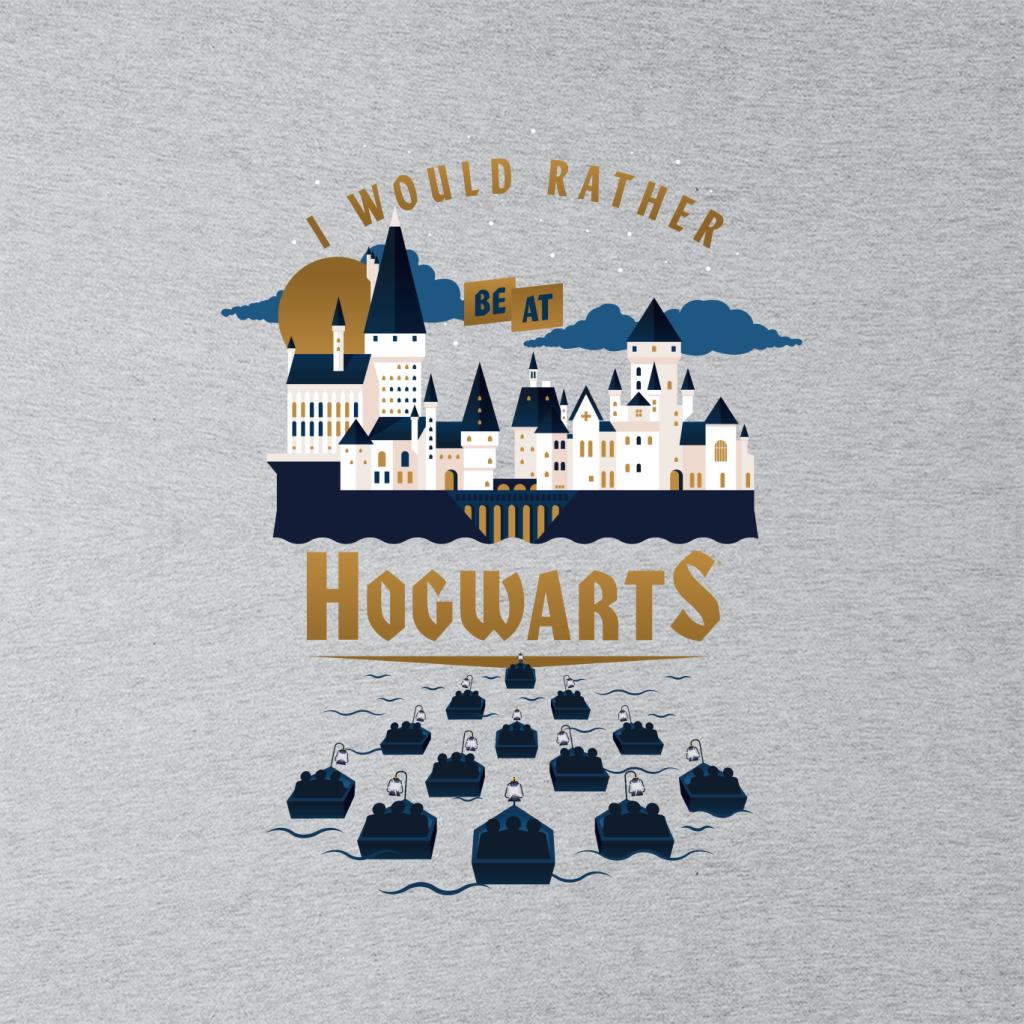 Harry Potter I Would Rather Be At Hogwarts Men's Sweatshirt-ALL + EVERY