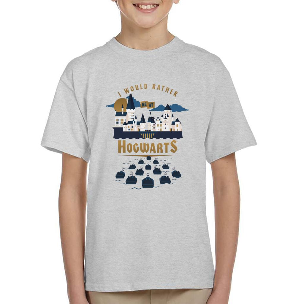 Harry Potter I Would Rather Be At Hogwarts Kid's T-Shirt-ALL + EVERY