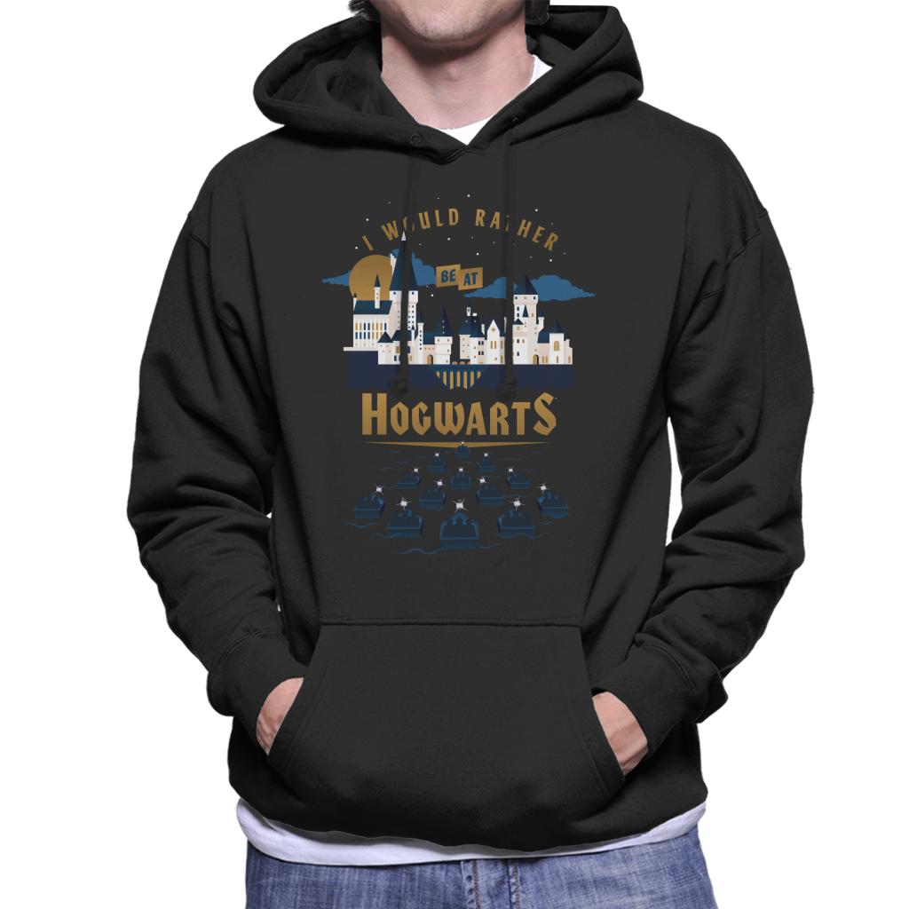 Harry Potter I Would Rather Be At Hogwarts Men's Hooded Sweatshirt-ALL + EVERY