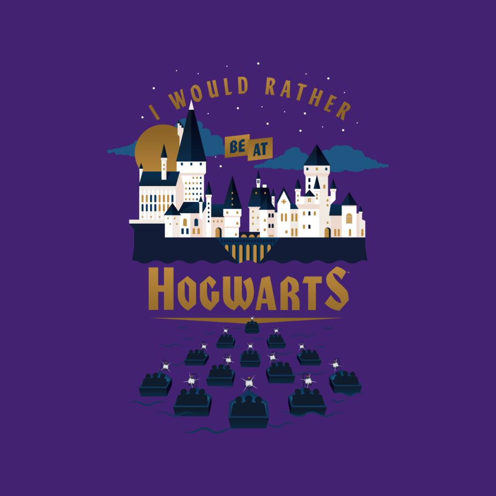 Harry Potter I Would Rather Be At Hogwarts Kid's T-Shirt-ALL + EVERY