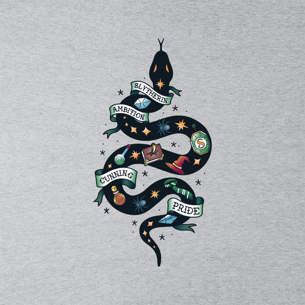 Harry Potter Serpent Of Slytherin Ambition Cunning Pride Men's T-Shirt-ALL + EVERY