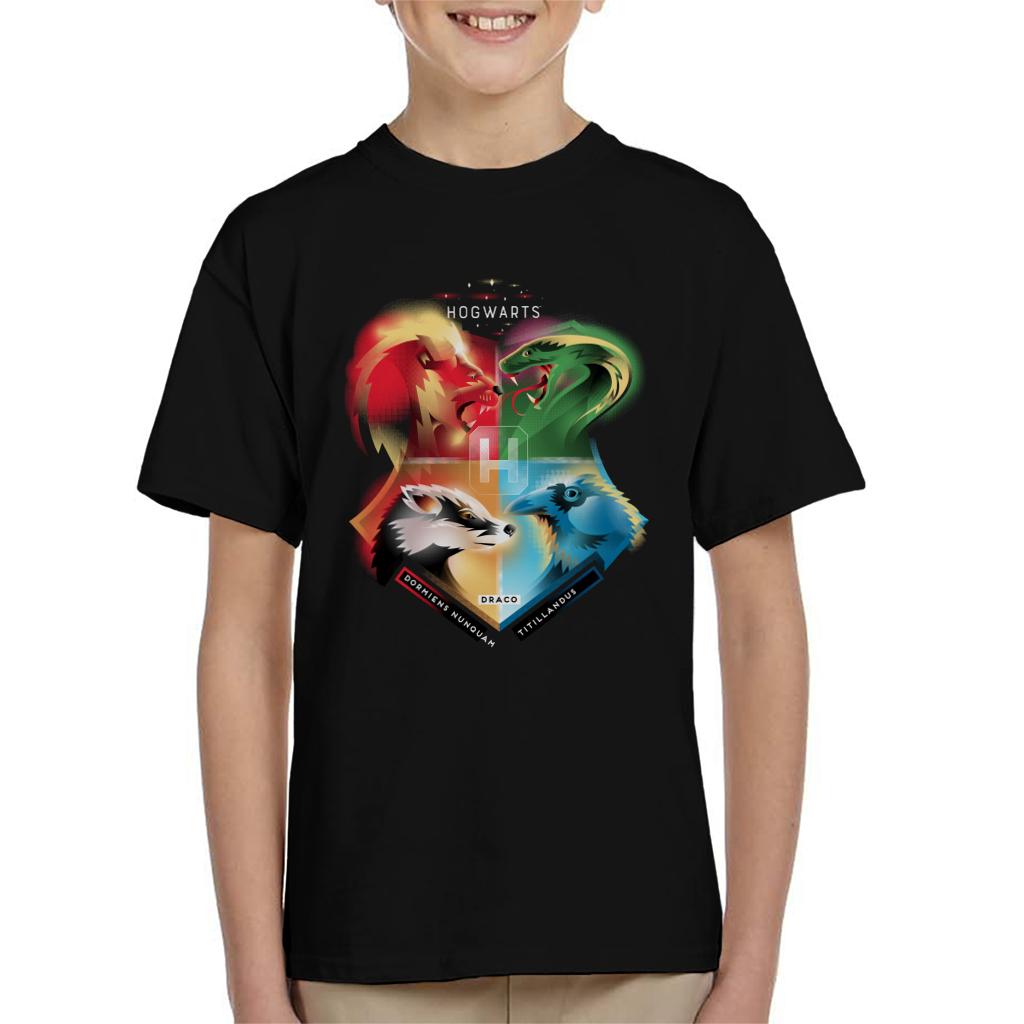 Harry Potter Animals Of Each Hogwarts House Kid's T-Shirt-ALL + EVERY