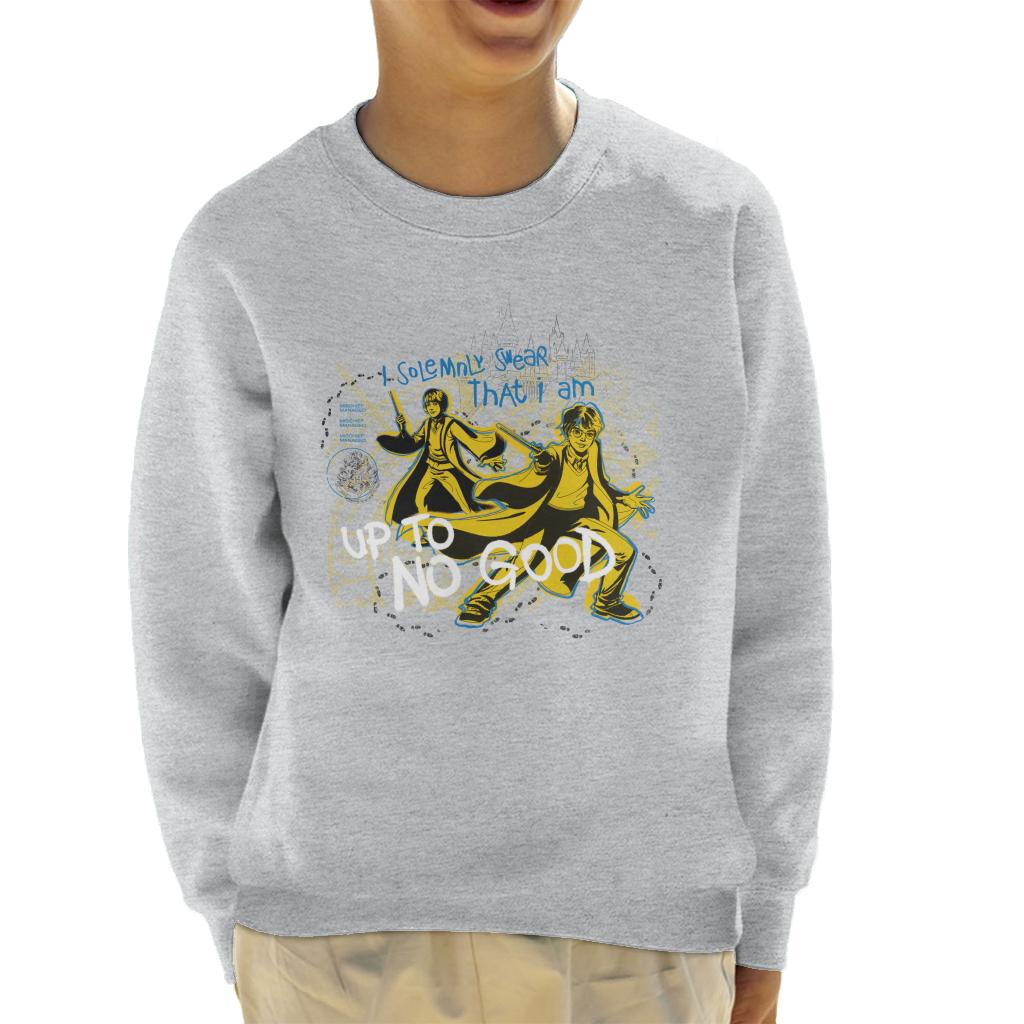 Harry Potter And Ron I Solemnly Swear I Am Up To No Good Kid's Sweatshirt-ALL + EVERY