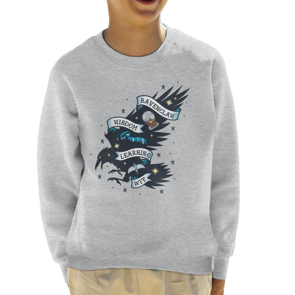 Harry Potter Eagle Of Ravenclaw Wisdom Learning Wit Kid's Sweatshirt-ALL + EVERY