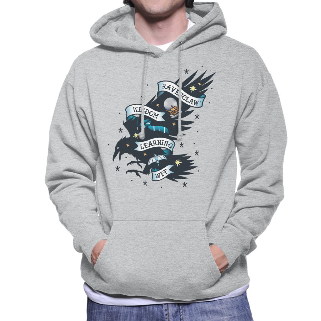 Harry Potter Eagle Of Ravenclaw Wisdom Learning Wit Men's Hooded Sweatshirt-ALL + EVERY