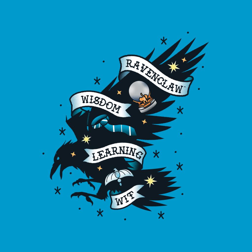 Harry Potter Eagle Of Ravenclaw Wisdom Learning Wit Men's T-Shirt-ALL + EVERY