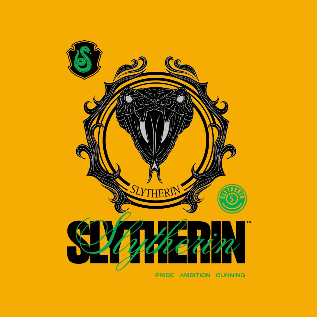 Harry Potter Slytherin Serpent Men's Sweatshirt-ALL + EVERY