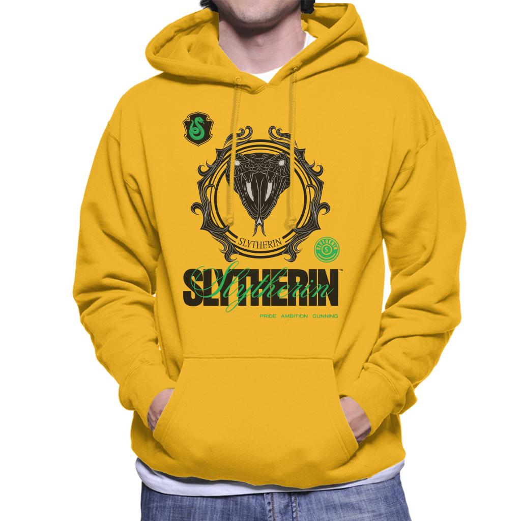 Harry Potter Slytherin Serpent Men's Hooded Sweatshirt-ALL + EVERY