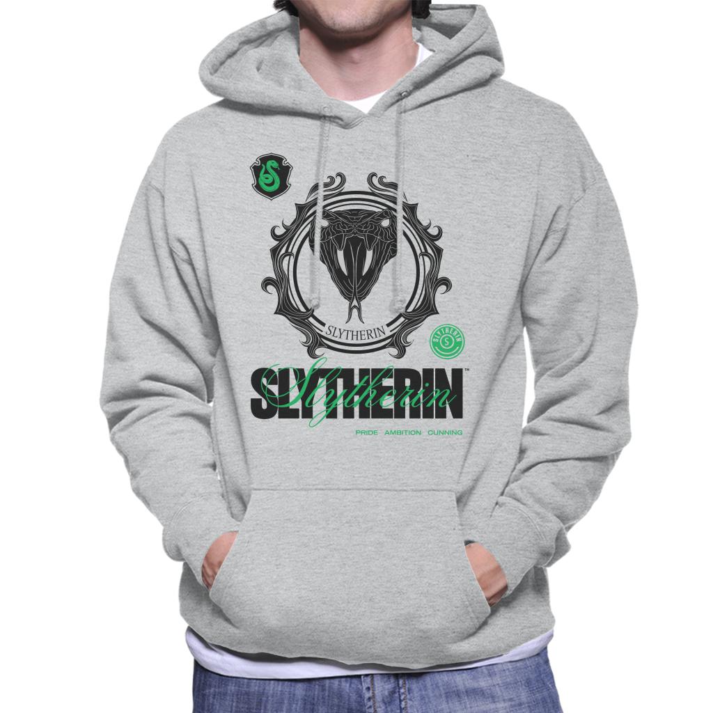 Harry Potter Slytherin Serpent Men's Hooded Sweatshirt-ALL + EVERY