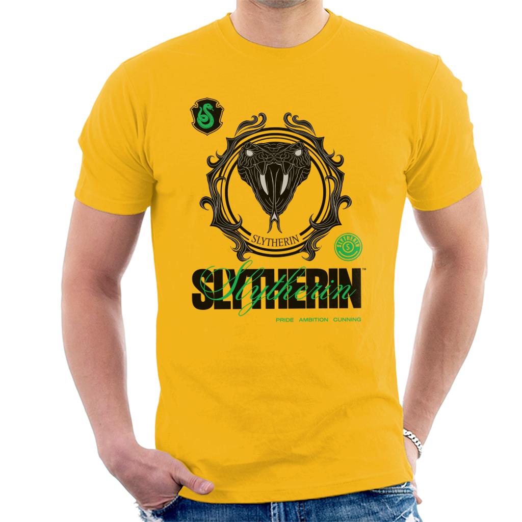 Harry Potter Slytherin Serpent Men's T-Shirt-ALL + EVERY