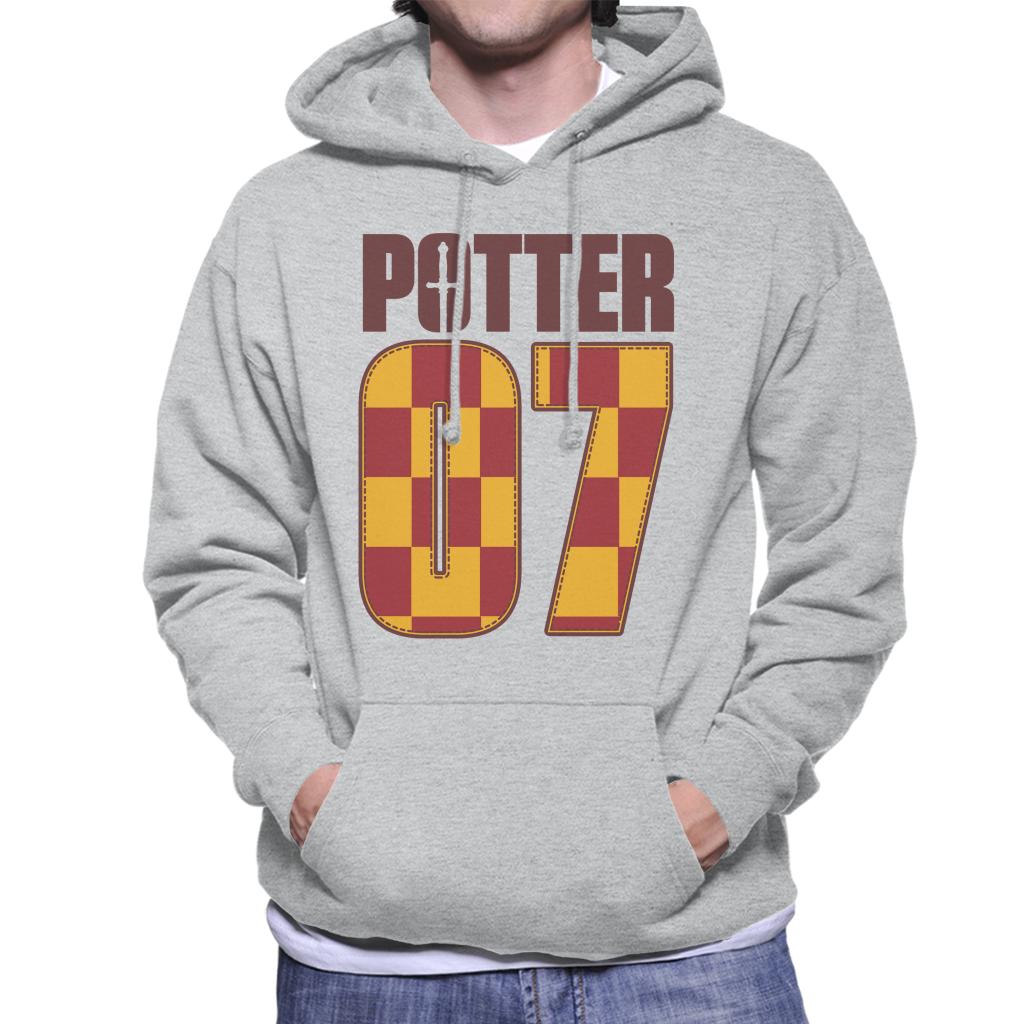 Harry Potter 07 Logo Men's Hooded Sweatshirt-ALL + EVERY