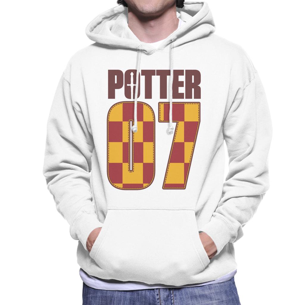 Harry Potter 07 Logo Men's Hooded Sweatshirt-ALL + EVERY