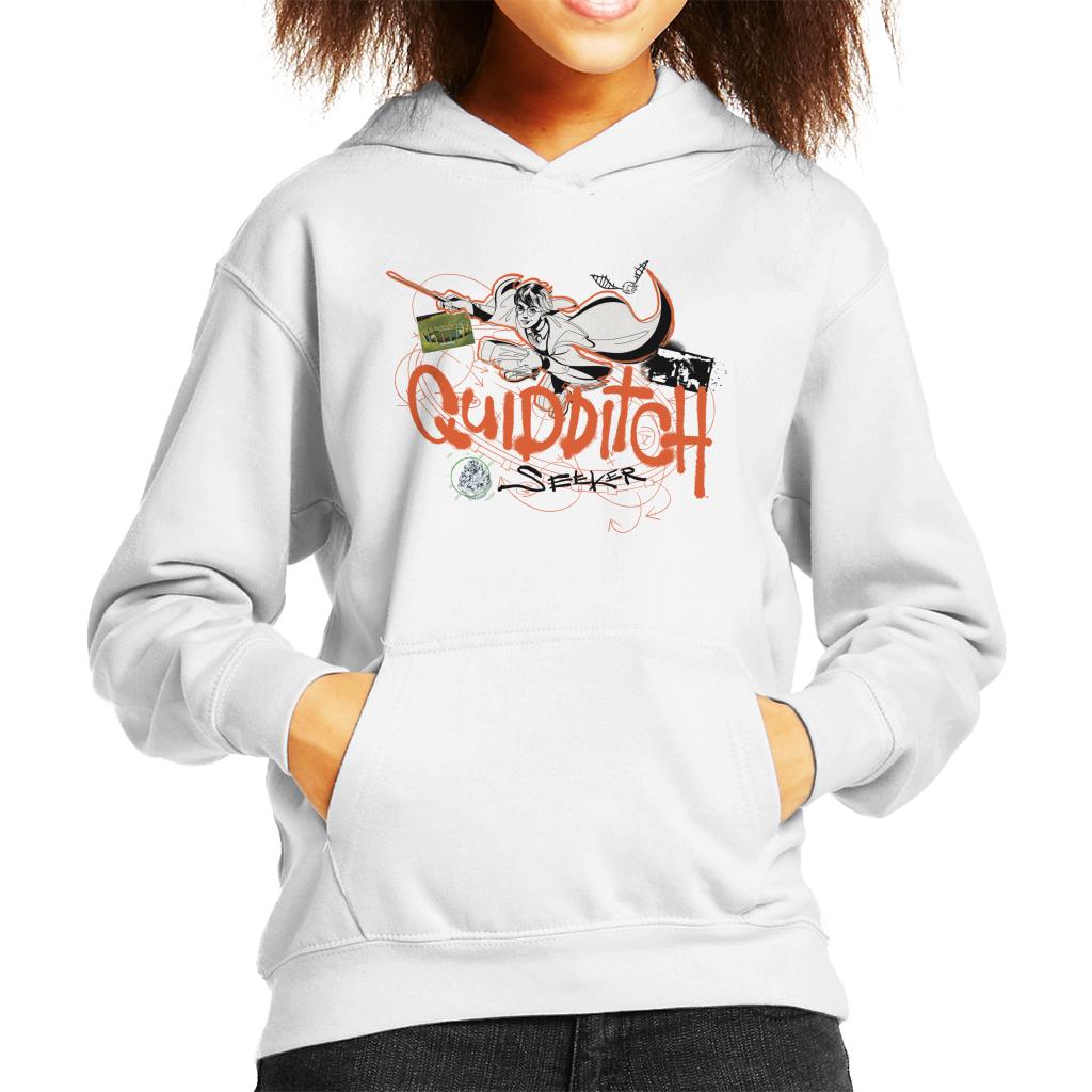 Harry Potter Quidditch The Seeker Kid's Hooded Sweatshirt-ALL + EVERY