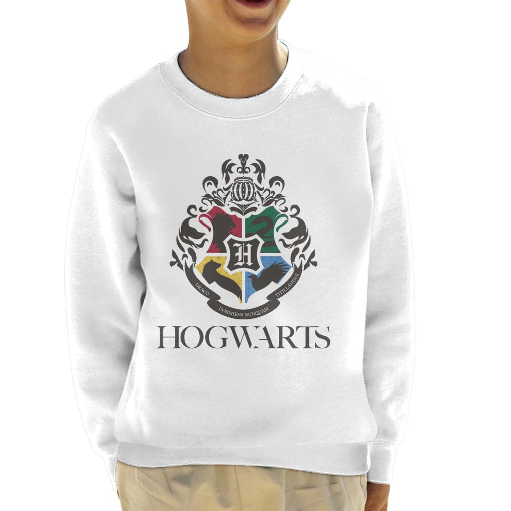 Harry Potter Hogwarts Animal Houses Logo Kid's Sweatshirt-ALL + EVERY