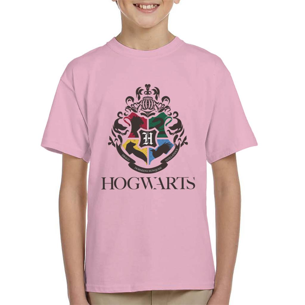 Harry Potter Hogwarts Animal Houses Logo Kid's T-Shirt-ALL + EVERY