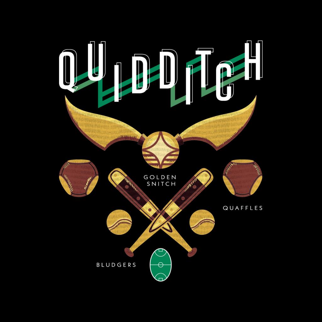 Harry Potter Quidditch Golden Snitch Quaffles Bludgers Men's Sweatshirt-ALL + EVERY